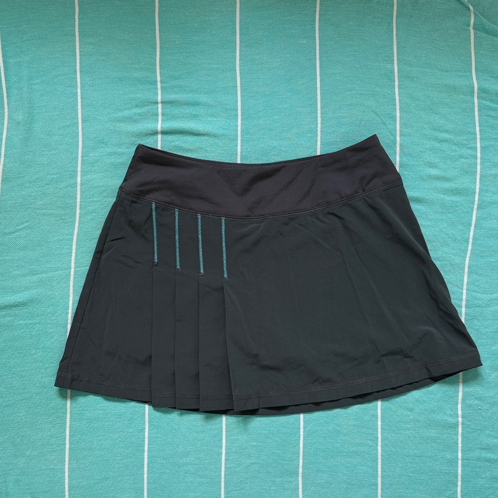 Black Pleated Women's Tennis Skirt